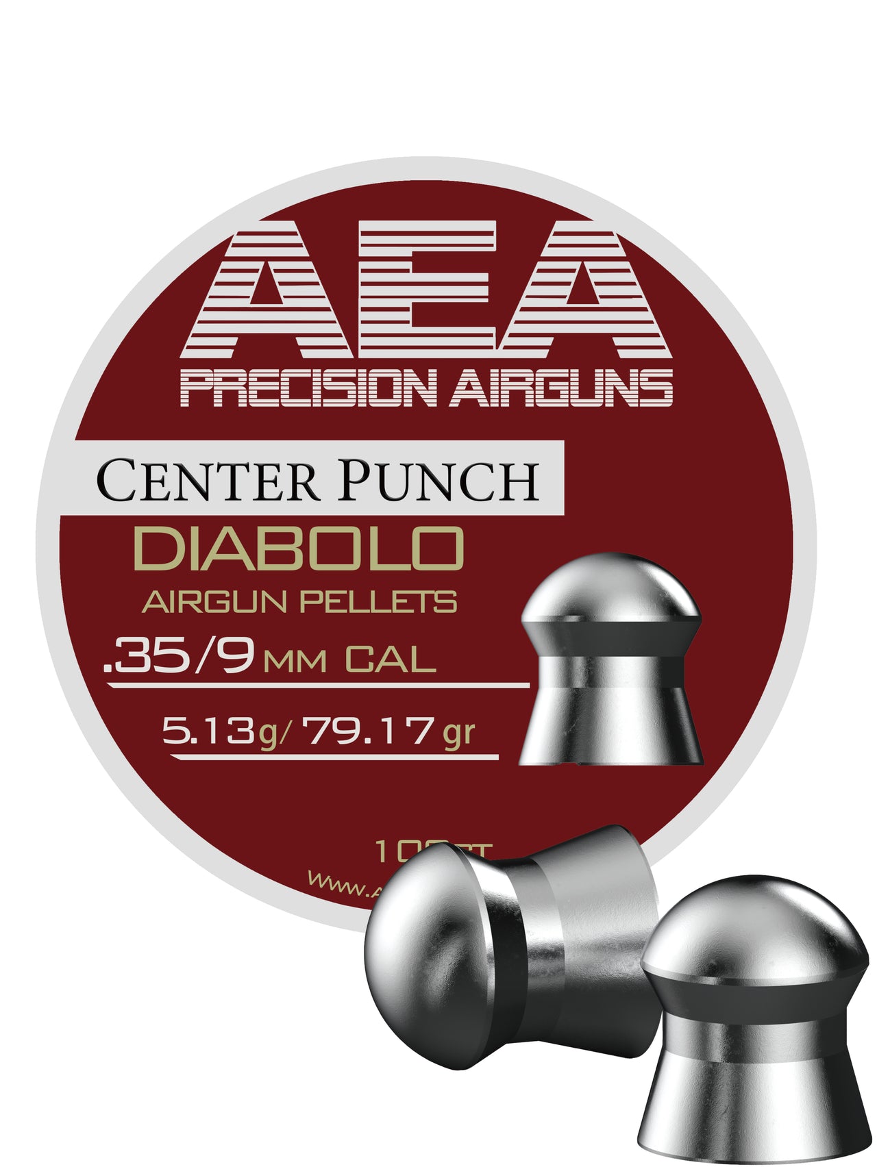AEA Center Punch Pellets | .35 Cal | 79.17 gr | 100 Ct