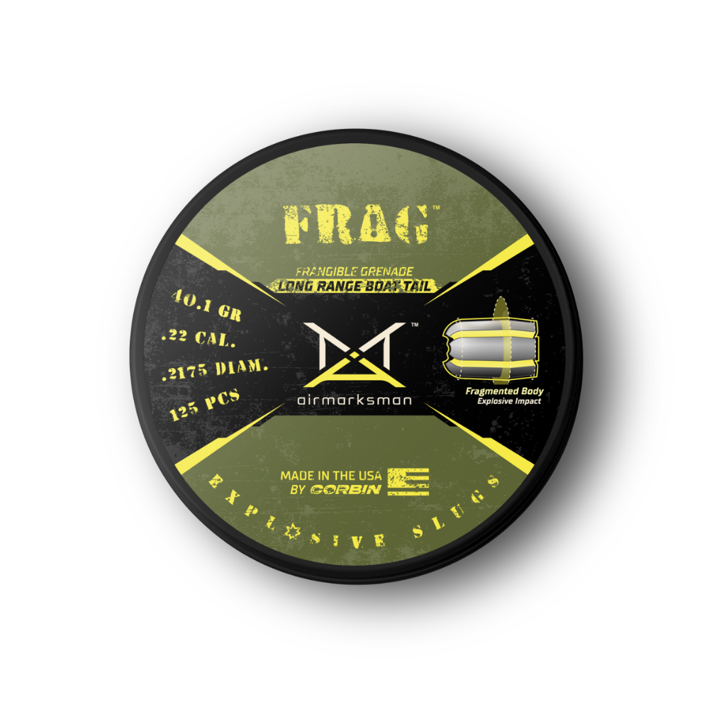 AirMarksman Frangible Grenade Slug | .22 40.1gr (.2175) | 125ct - Boat Tail