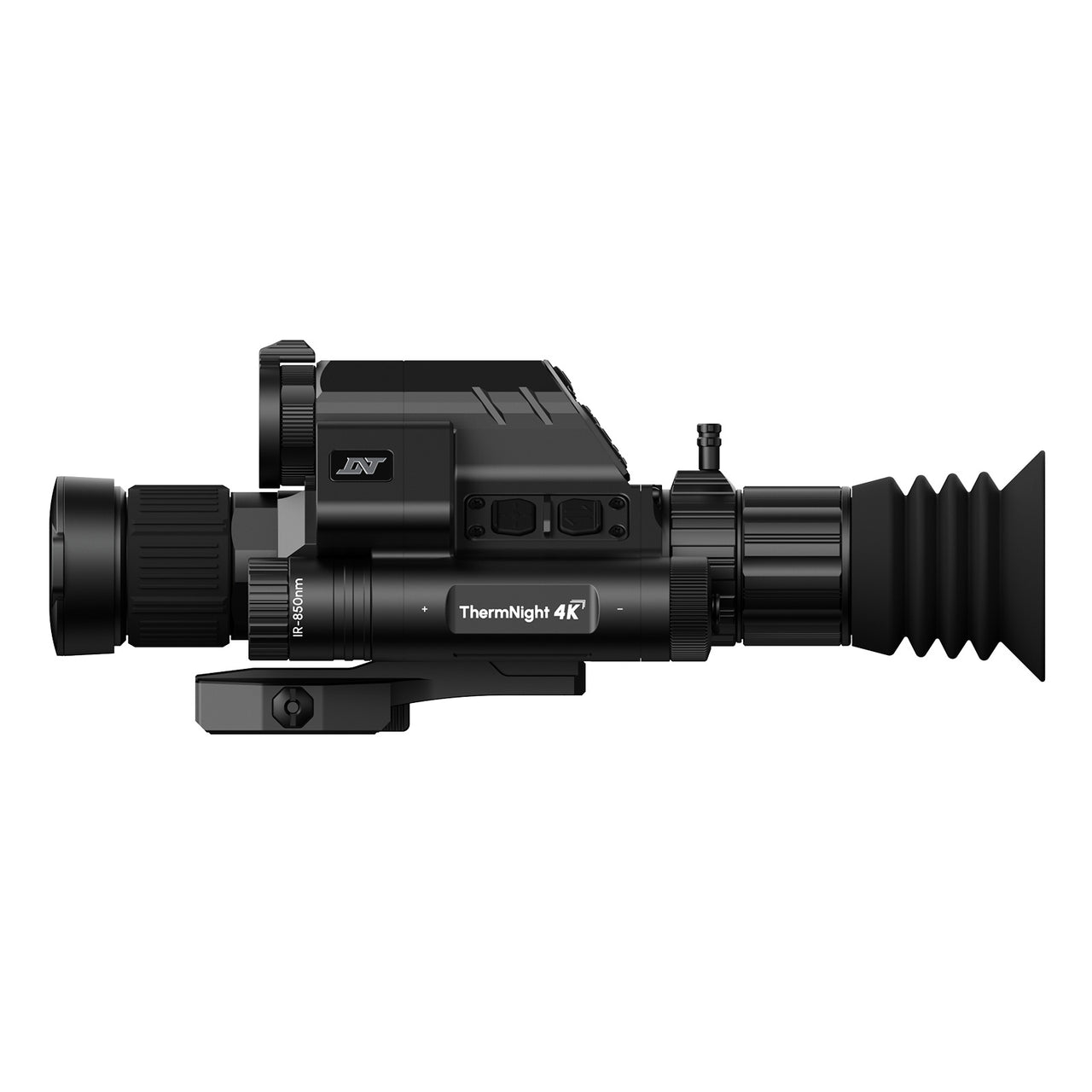 DNT Optics | ThermNight 4K Thermal & Night Vision Multispectral Scope with Laser Rangefinder and Ballistic Calculator