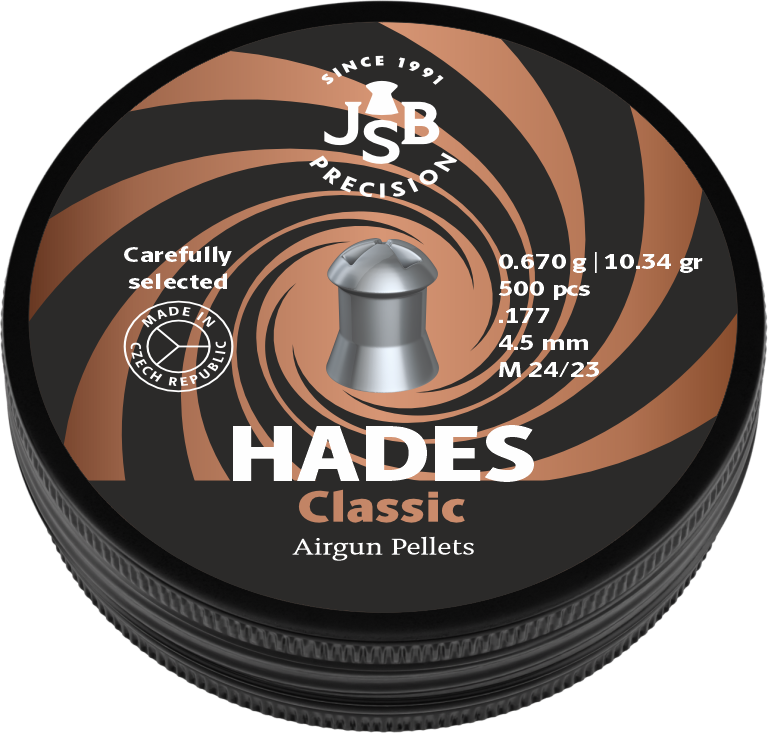 JSB Match Diabolo HADES | .177 Cal | 10.34 Grains | 500 Ct