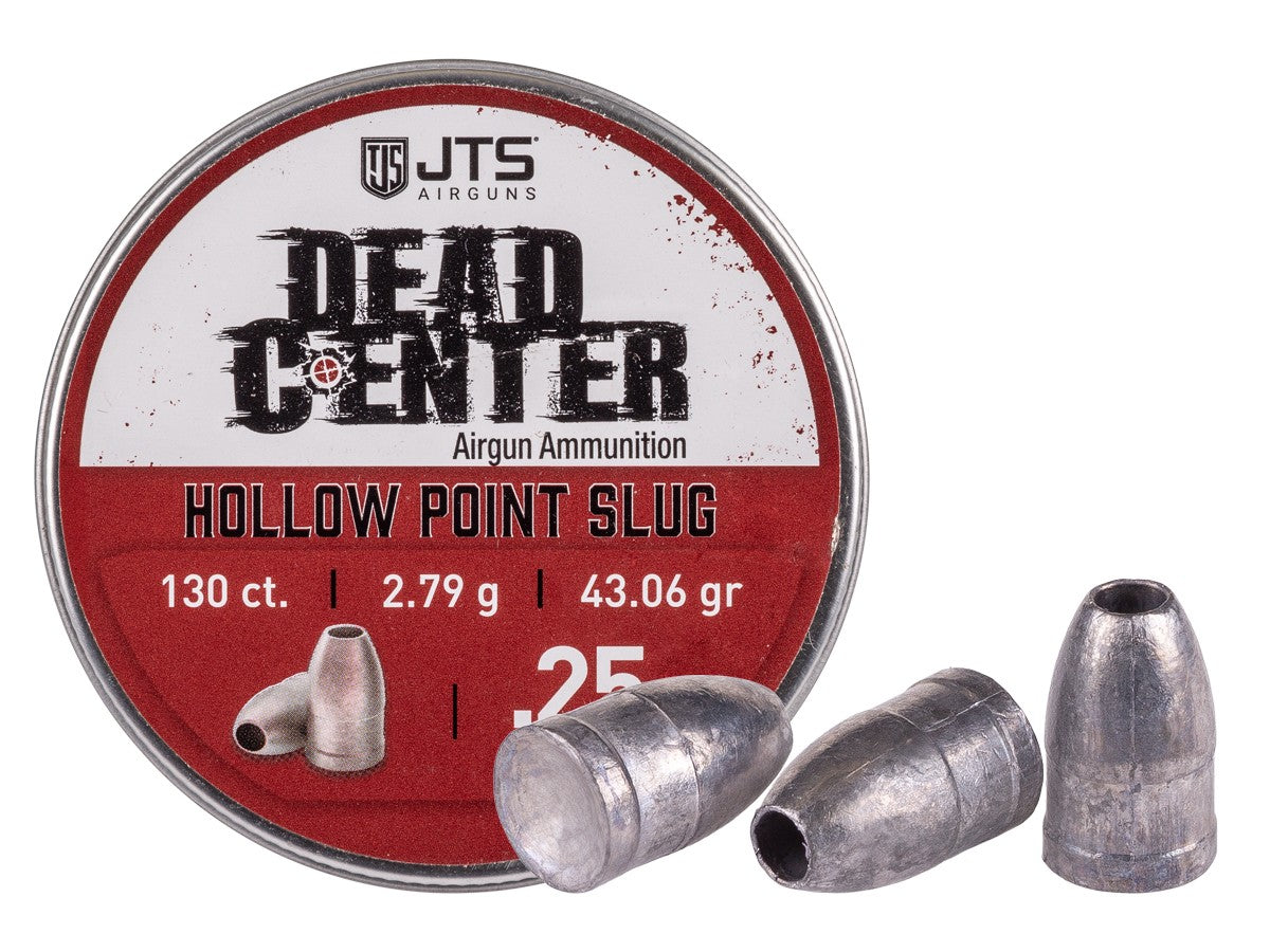 JTS Dead Center Precision Hollowpoint Slugs | .25 Cal 43.06gr | 130ct