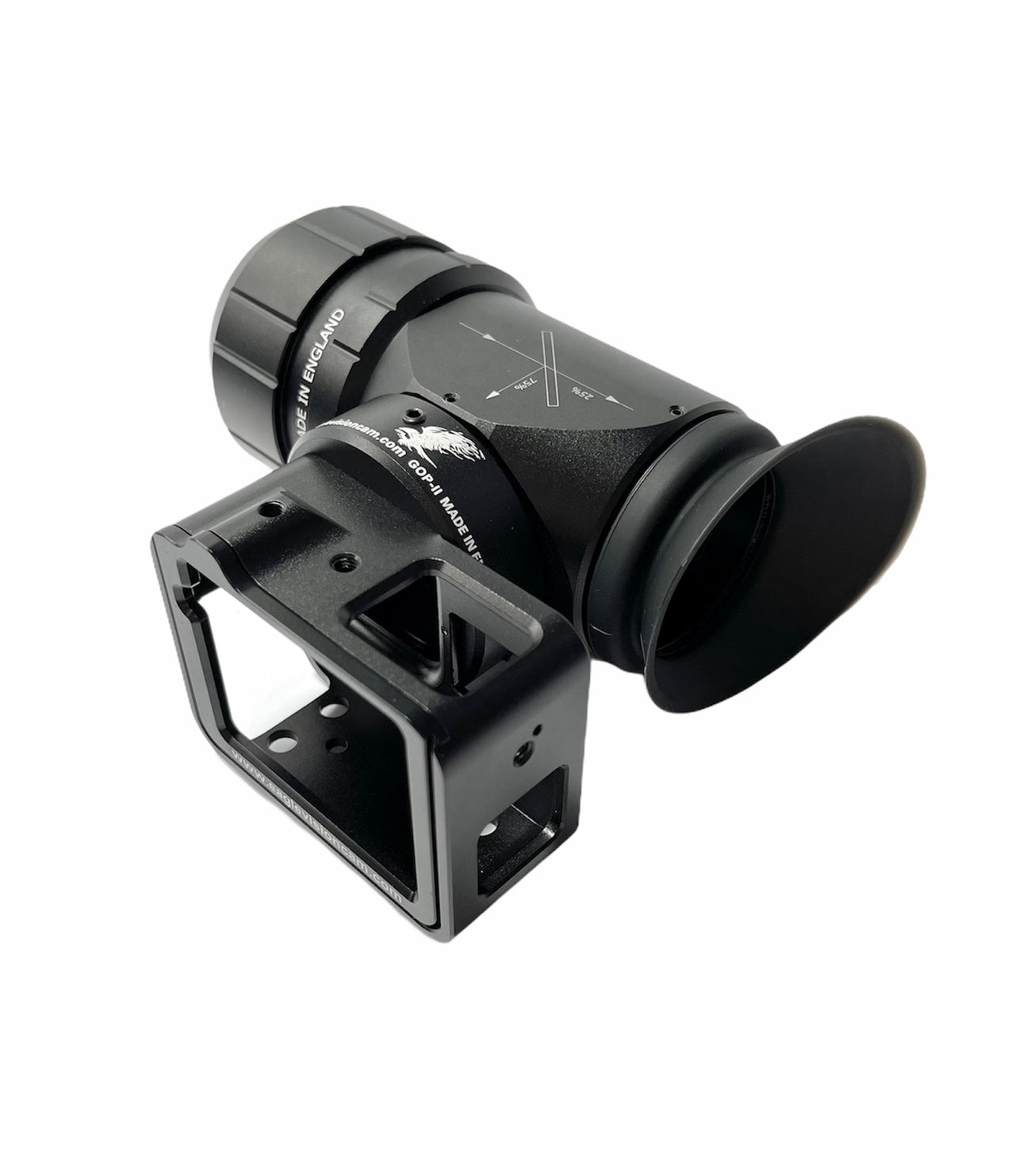 Eagle Vision | 75% X 25% GOPRO 5,6,7 Black, Firefly S8E | Universal Scope Holder Side-Cam kit