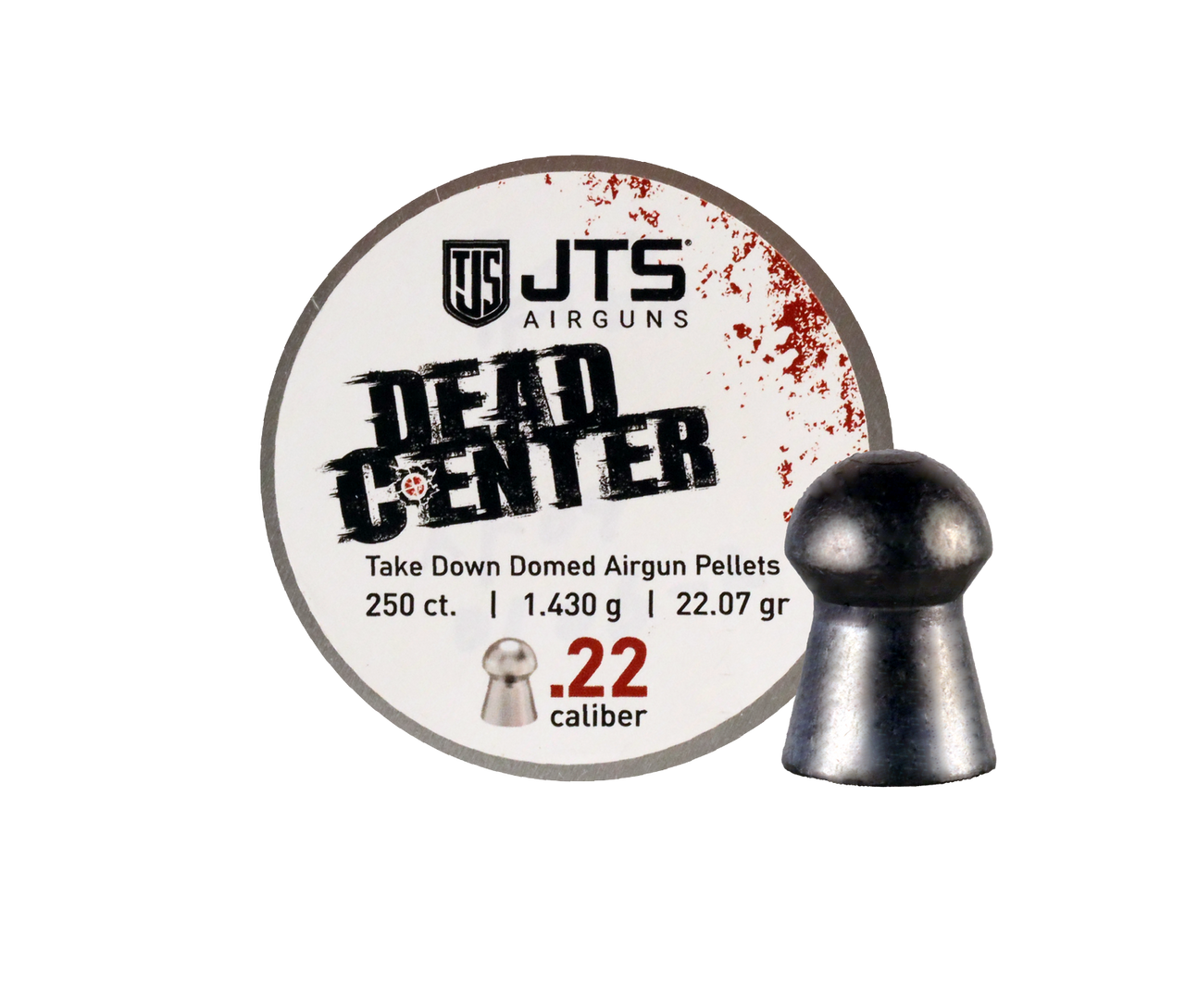 JTS Dead Center | .22 Cal | 22.07 gr | 250 ct