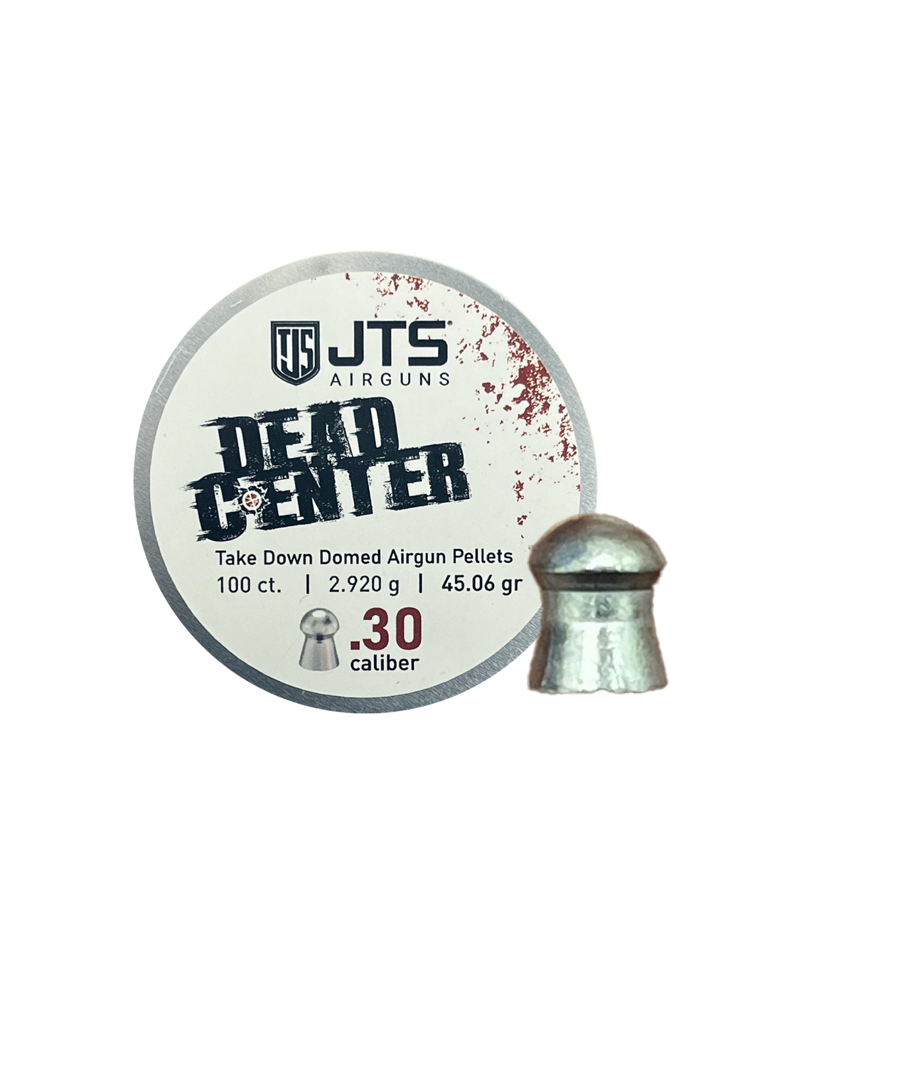 JTS Dead Center | .30 Cal | 45.06 gr | 100 ct