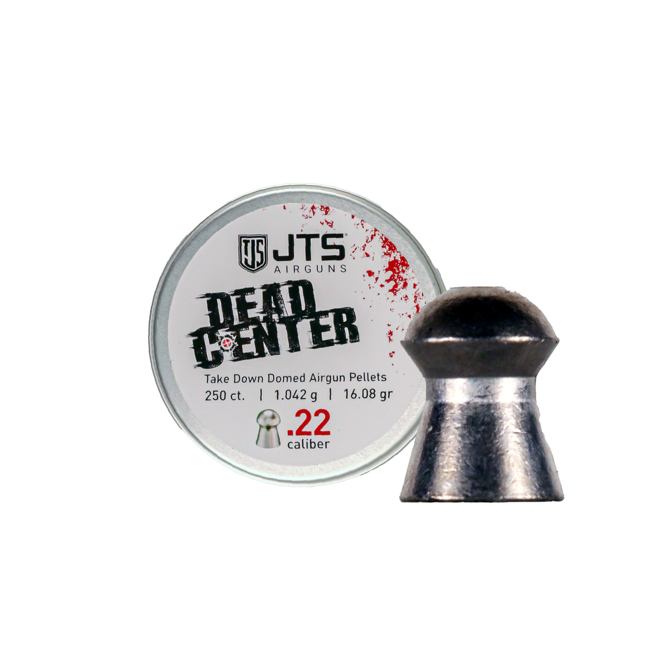 JTS Dead Center | .22 Cal | 16.08 gr | 250 ct