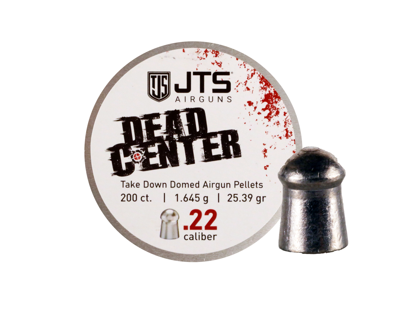 JTS Dead Center | .22 Cal | 25.39 gr | 200 ct