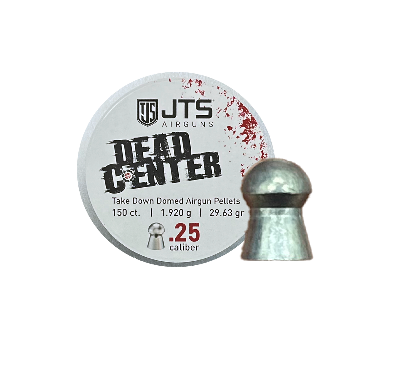 JTS Dead Center | .25 Cal | 29.63 gr | 150 ct