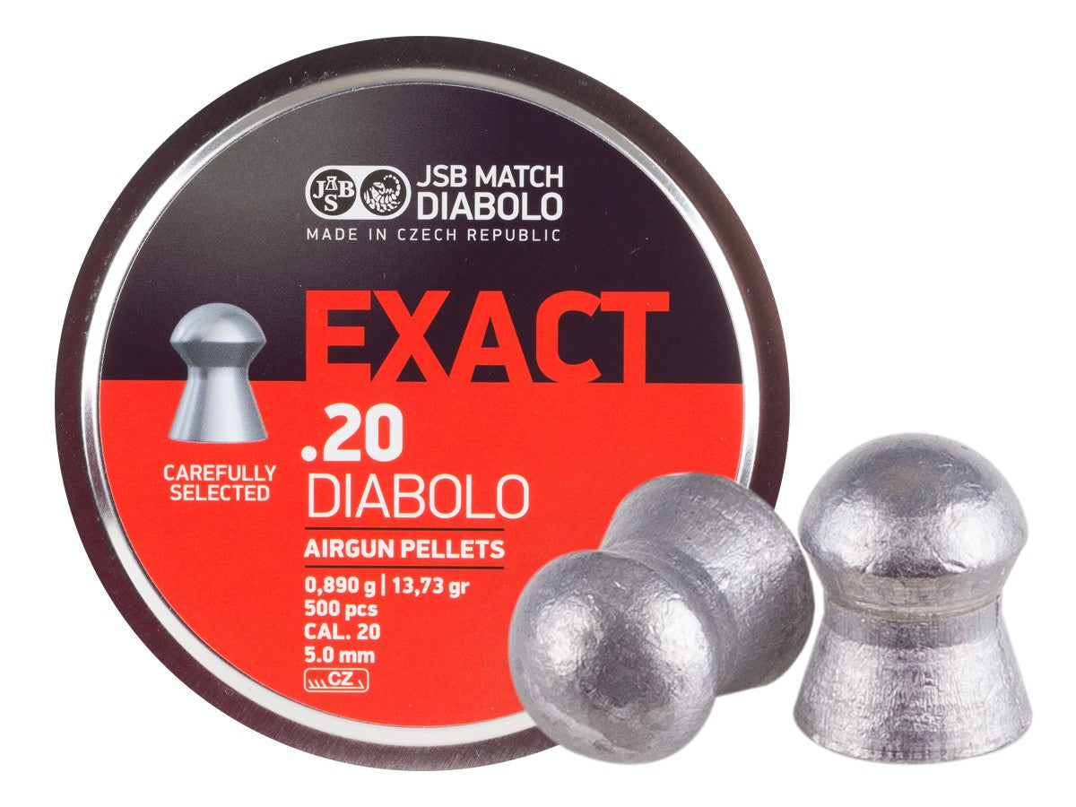 JSB Match Diabolo Exact | .20 Cal | 13.73 Grains | 500 Ct