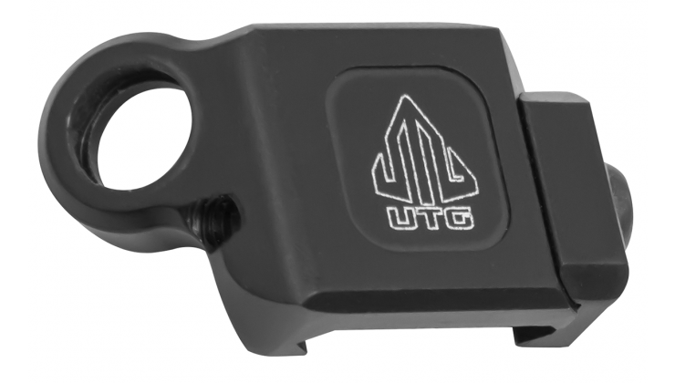 UTG | QD SLING SWIVEL ADAPTOR, PICATINNY 45 DEGREE ANGLED OFFSET