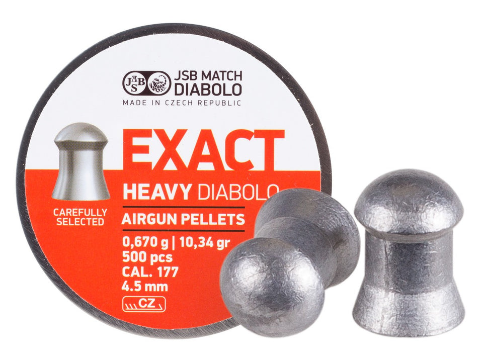 JSB Match Diabolo Exact | .177 Cal | 10.34 Grains | 500 Ct – The