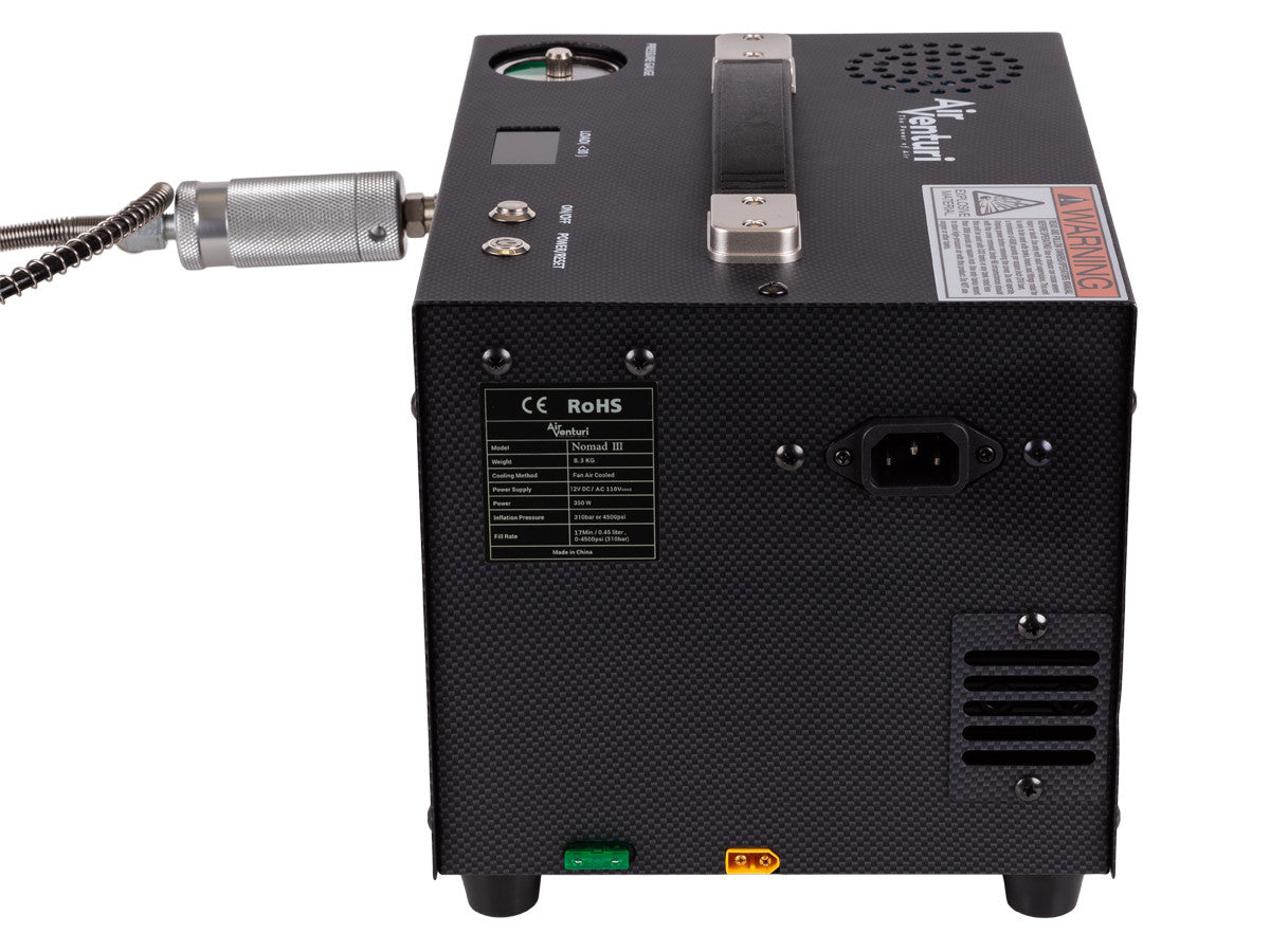 Air Venturi | Nomad III | 4500 PSI/310 Bar 110V Portable PCP Compressor (PRE ORDER)