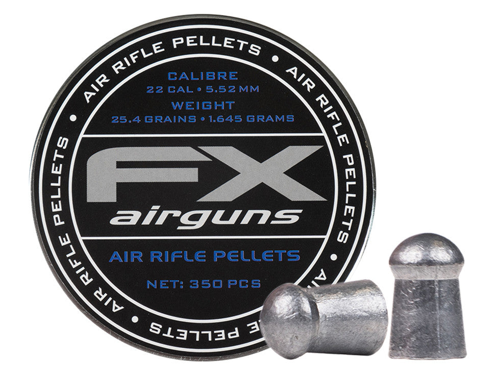 FX Airgun Pellets | .22 Cal | 25.4 Grains | 350 Ct
