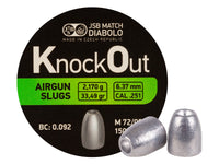 Thumbnail for JSB Match Diabolo KnockOut Slugs .25 | 33.49gr | 150 pcs.