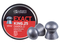 Thumbnail for JSB Match Diabolo Exact King | .25 Cal | 25.39 Grains | 350 Ct