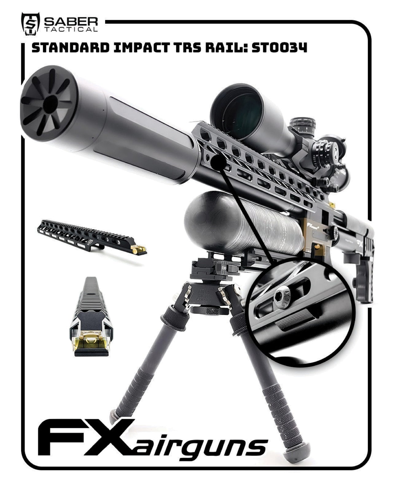 SABER TACTICAL | FX IMPACT M3 |TRS RAIL