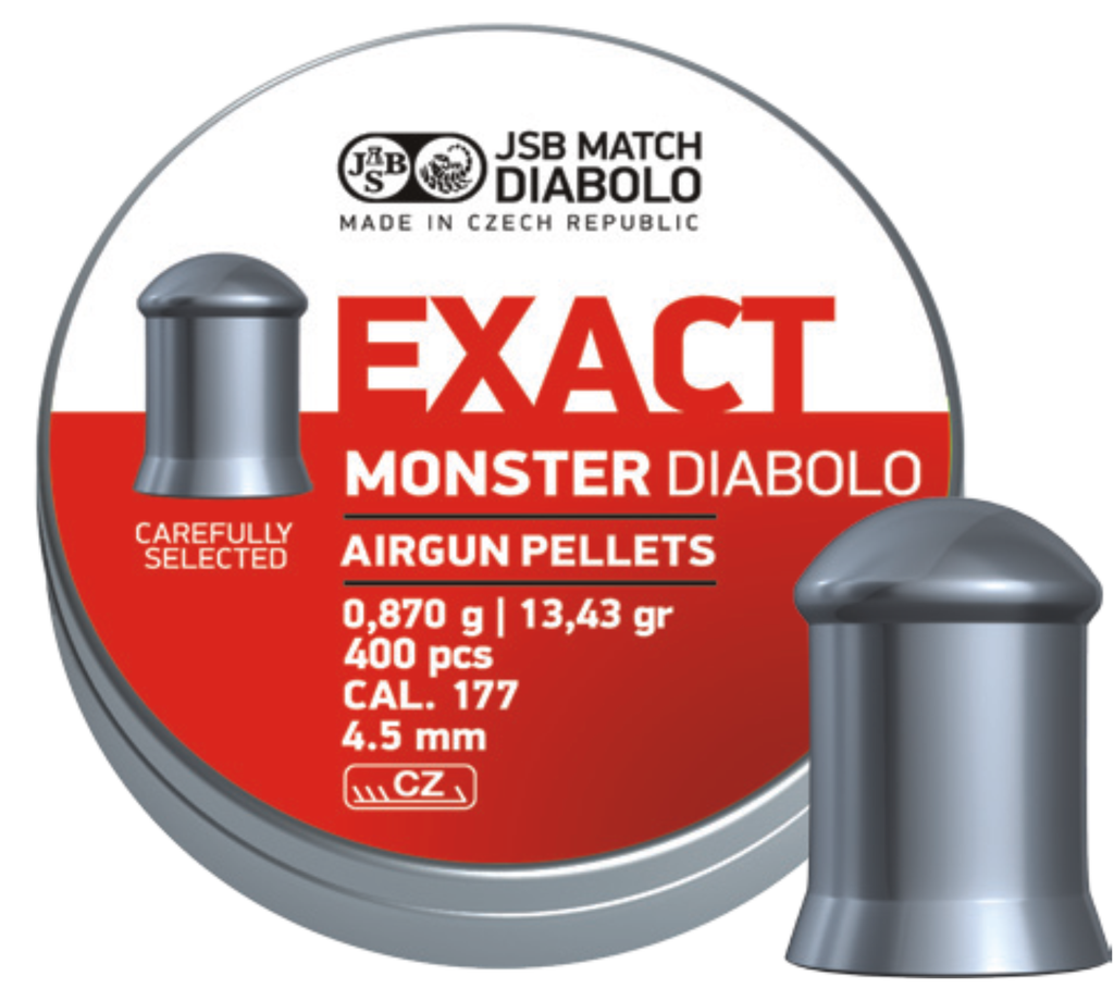 JSB Exact Monster Diablo | .177 Cal | 13.43 Grains | 400 ct
