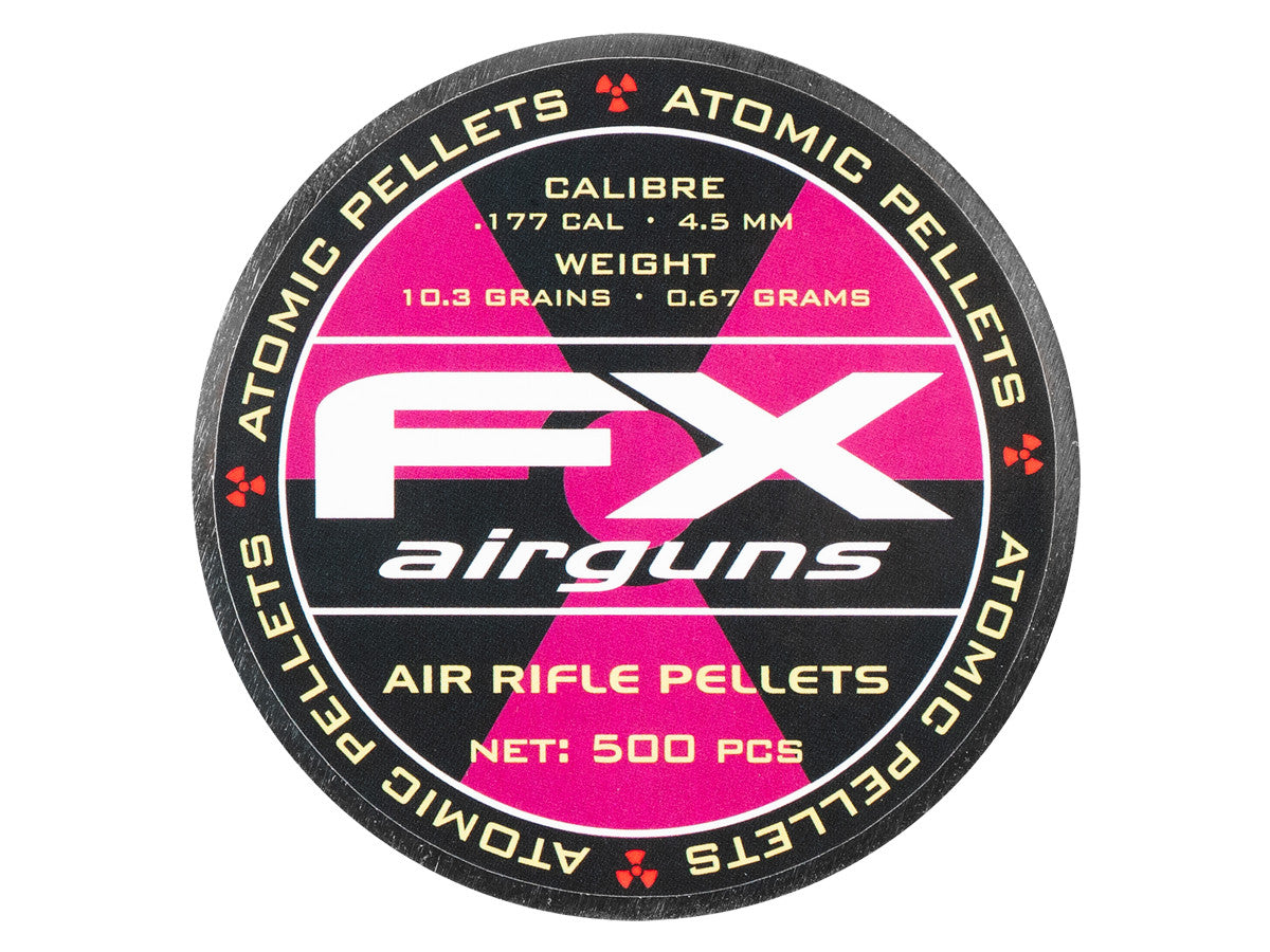 FX Atomic Pellets | .177 Cal | 10.3 Grains | 500 Ct