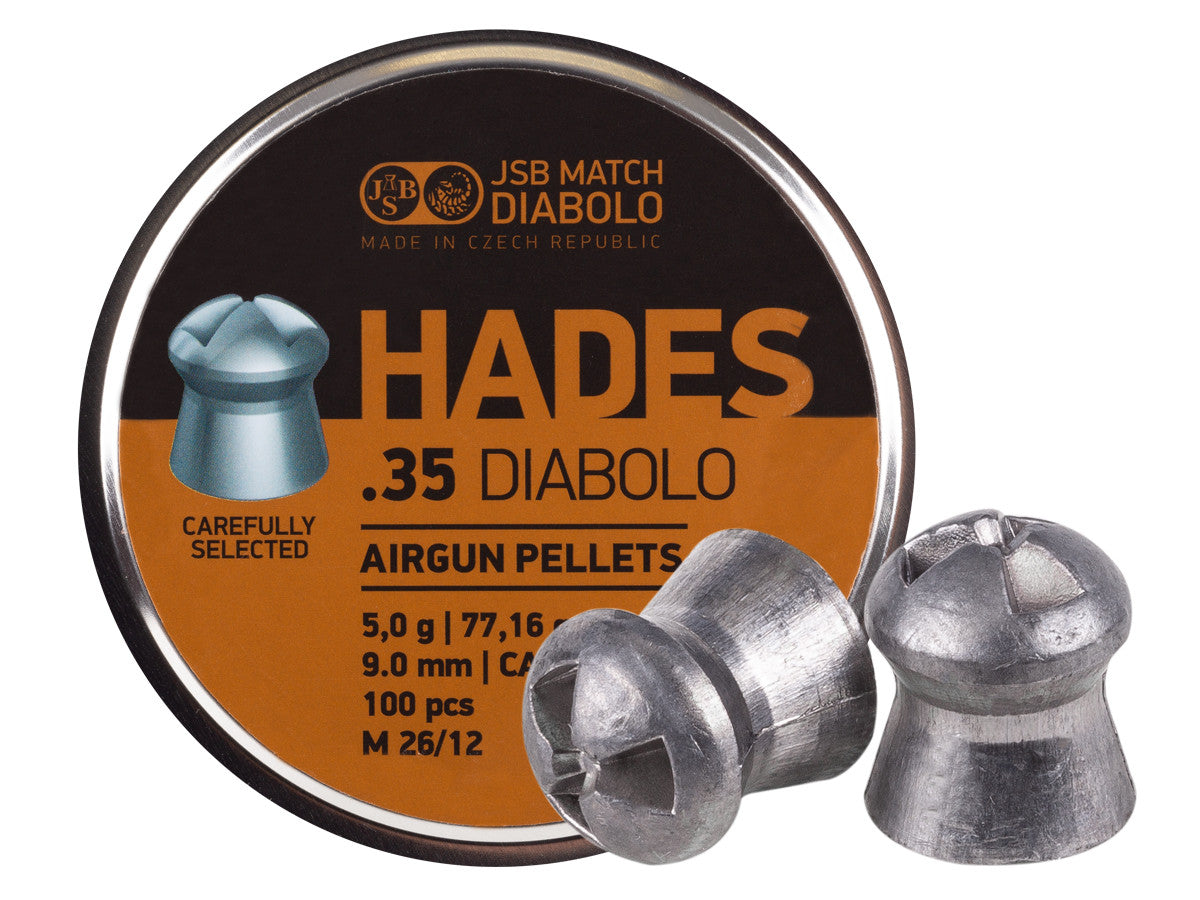 JSB Match Diabolo HADES | .35 Cal | 77.16 Grains | 100 Ct
